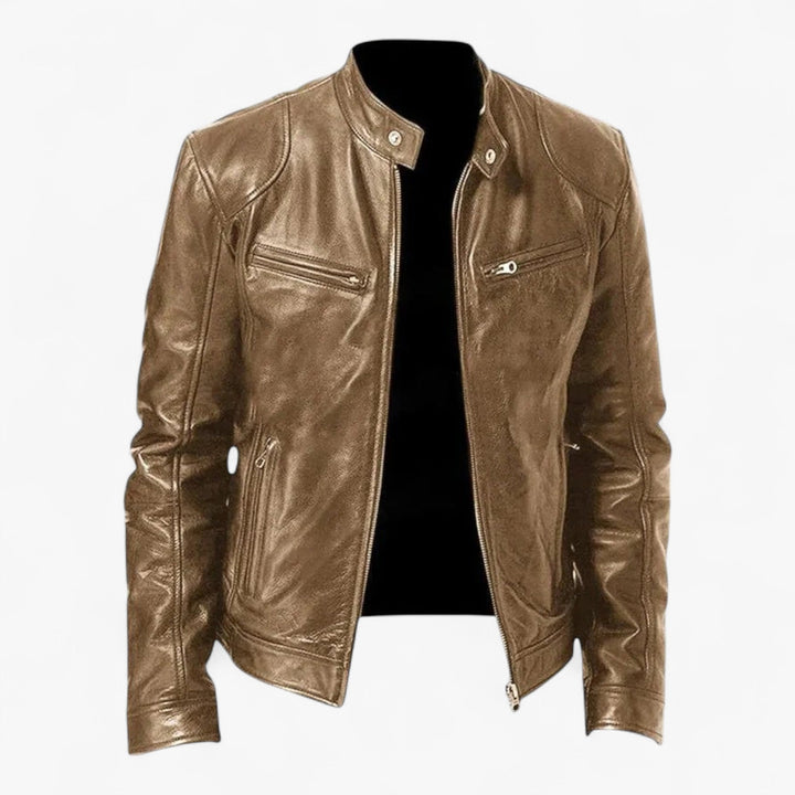 Jacke Herren - Echte Leder Statement Jacke