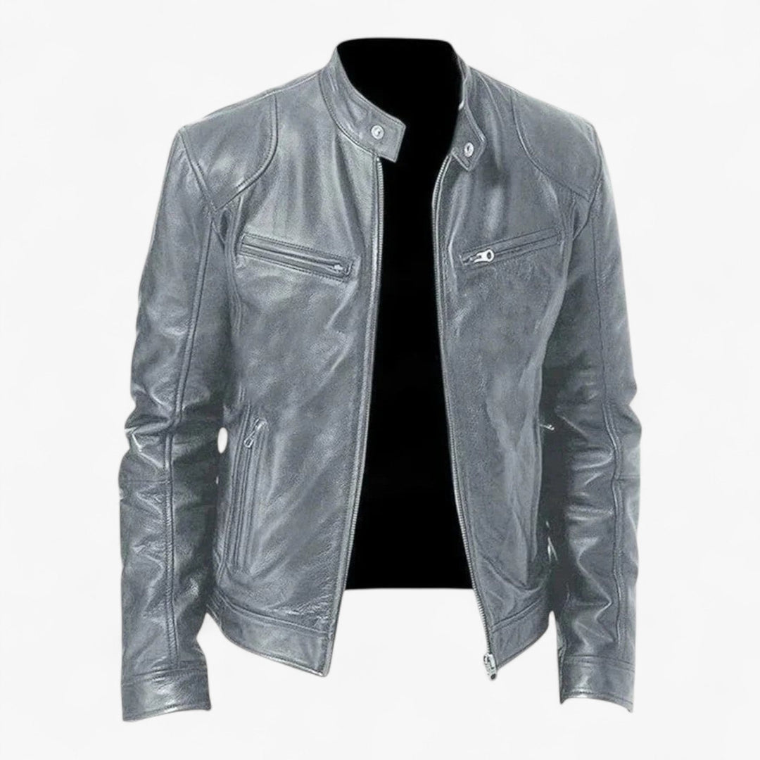 Jacke Herren - Echte Leder Statement Jacke