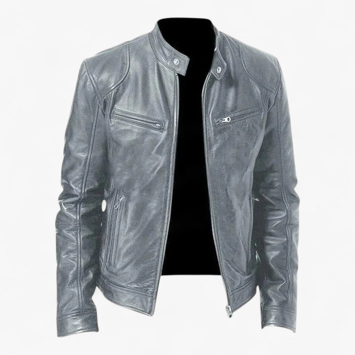 Jacke Herren - Echte Leder Statement Jacke