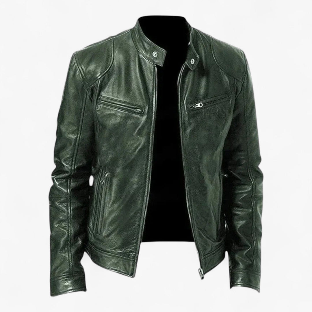 Jacke Herren - Echte Leder Statement Jacke