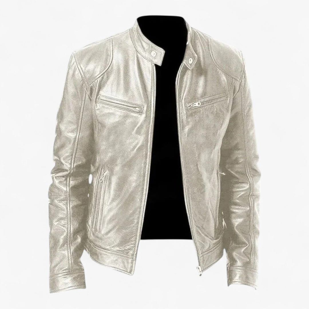 Jacke Herren - Echte Leder Statement Jacke