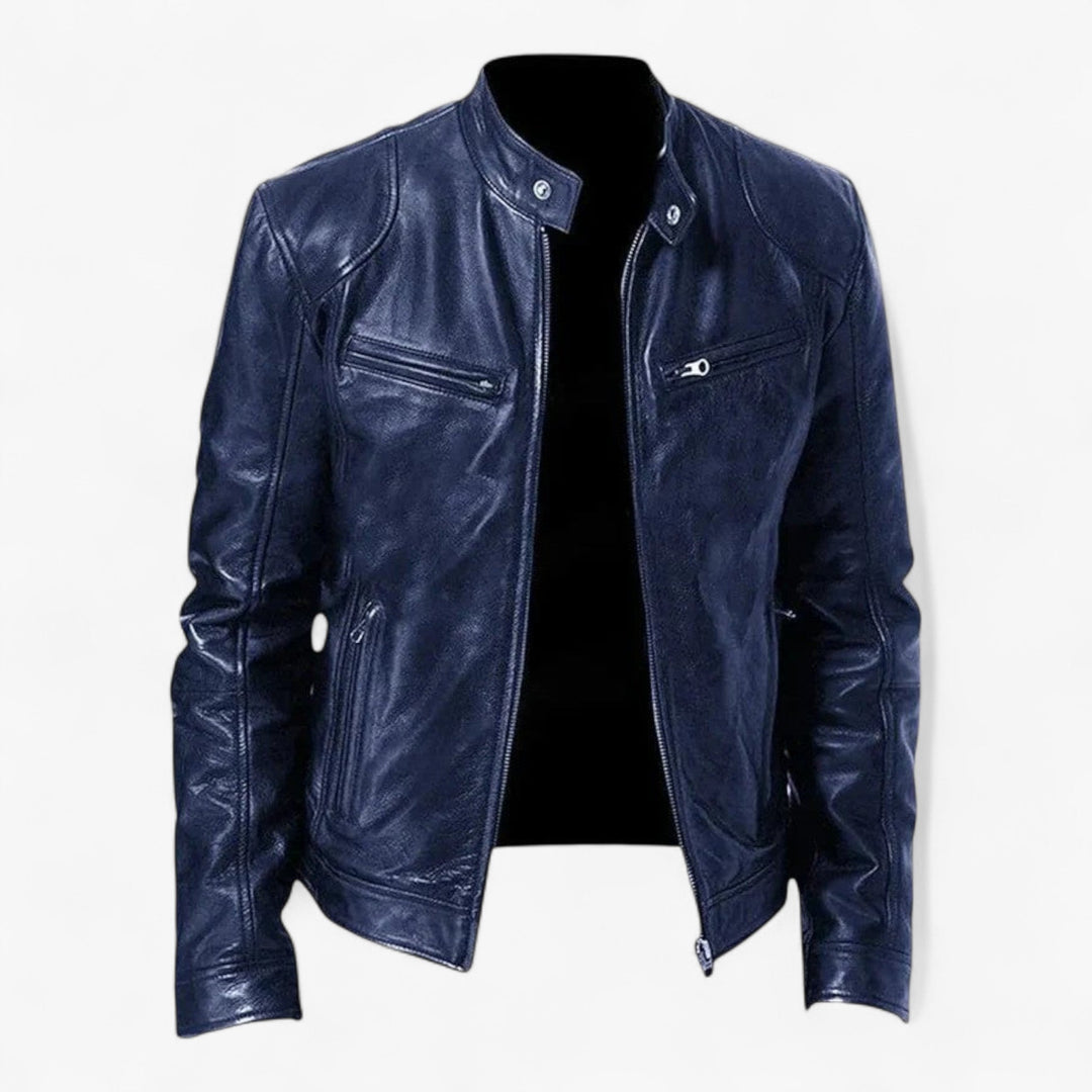 Jacke Herren - Echte Leder Statement Jacke