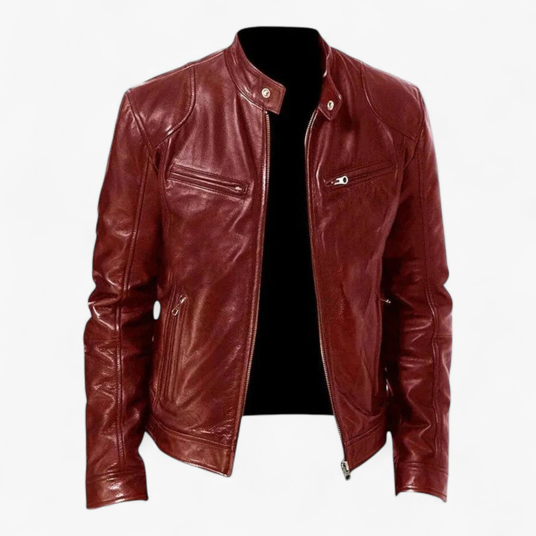 Jacke Herren - Echte Leder Statement Jacke