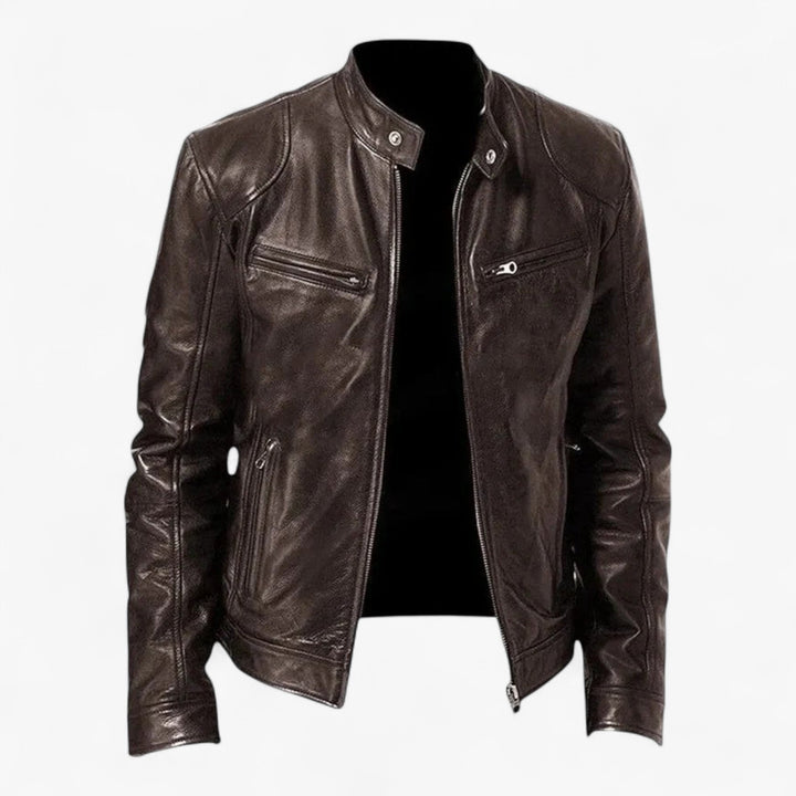 Jacke Herren - Echte Leder Statement Jacke