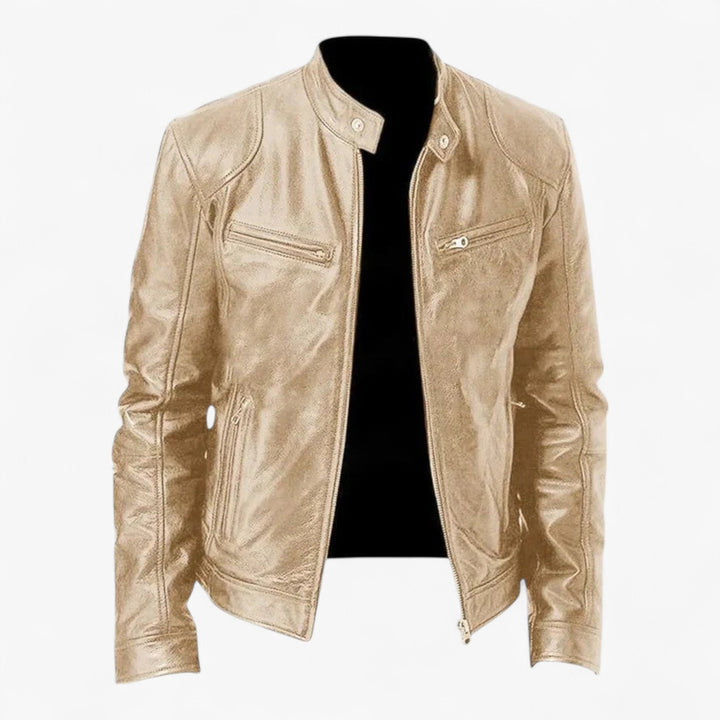 Jacke Herren - Echte Leder Statement Jacke