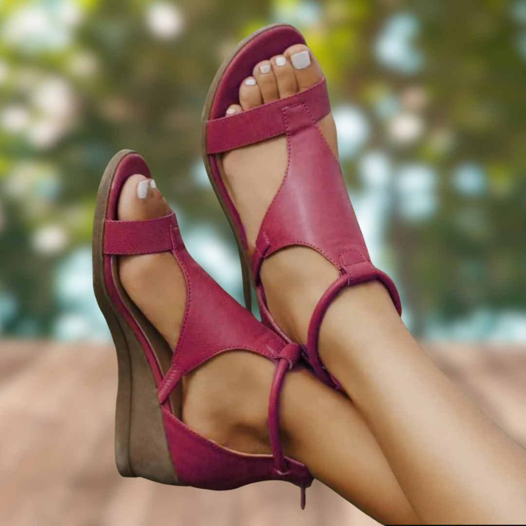 Orthopädische Sandalen mit Absatz für Frauen | Ideal für den Alltag oder besondere Anlässe