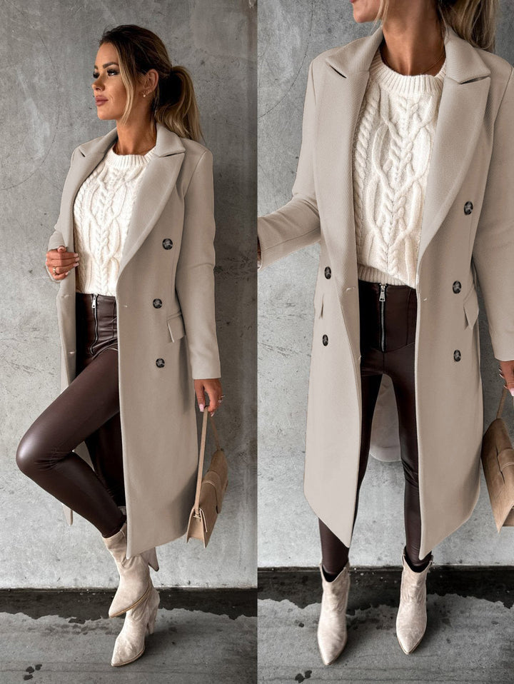 Eleganter und bequemer langer Mantel für Damen - Jesse