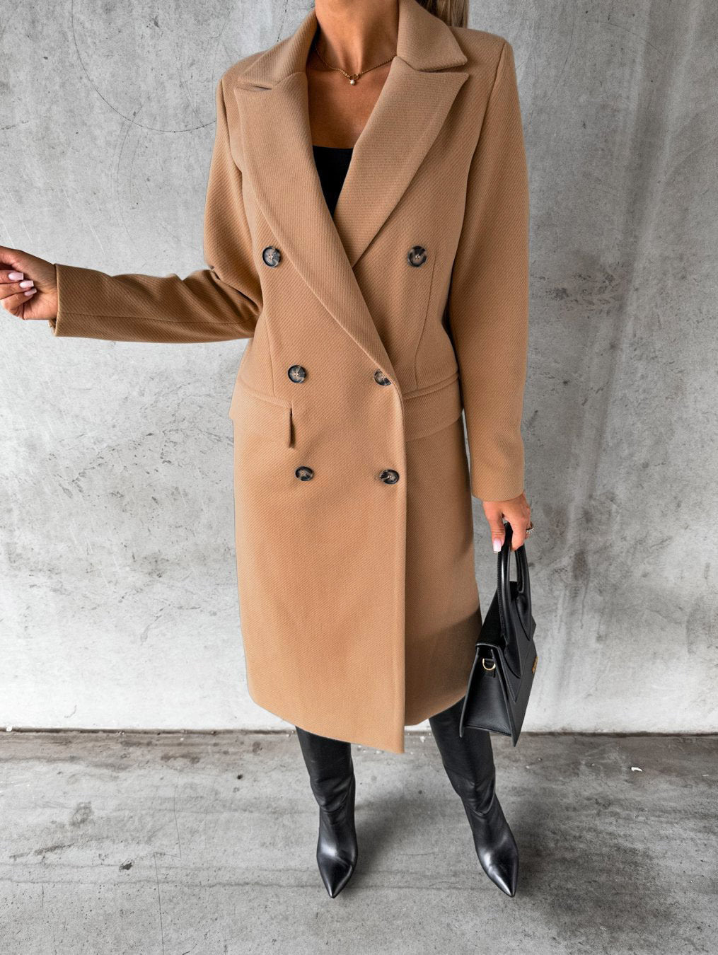 Eleganter und bequemer langer Mantel für Damen - Jesse