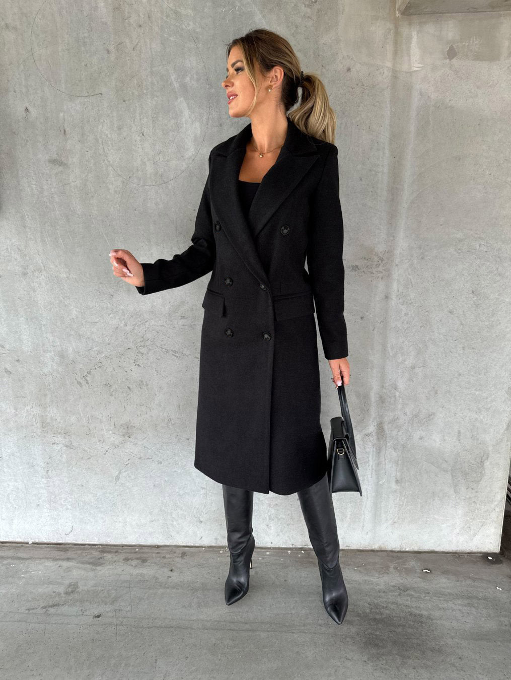 Eleganter und bequemer langer Mantel für Damen - Jesse