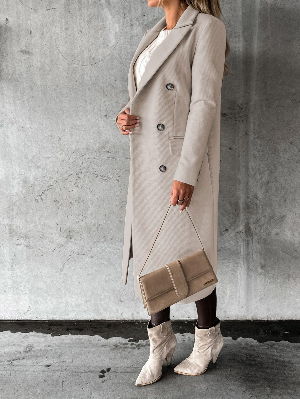 Eleganter und bequemer langer Mantel für Damen - Jesse