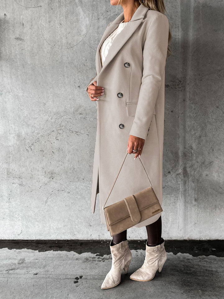 Eleganter und bequemer langer Mantel für Damen - Jesse
