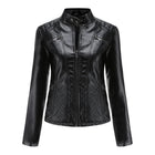Stylische Leder Damenjacke mit zeitlosem Design