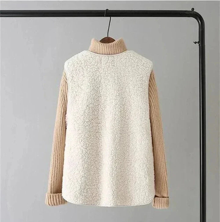 Ärmellose Damenweste mit Knöpfen | Ideal zum Layering im Herbst und Winter