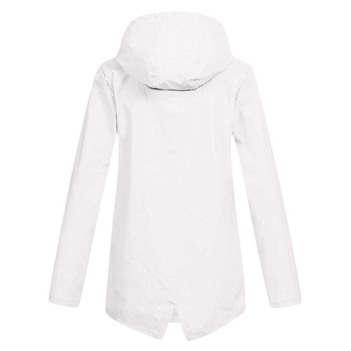 Damen Übergangsjacke mit Reißverschluss und Kapuze - wasserdicht