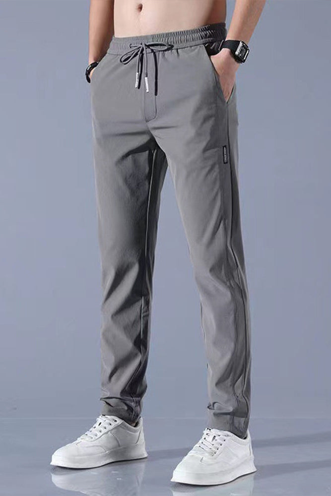 Hosen Herren - Entspannte Hose mit elastischem Bund