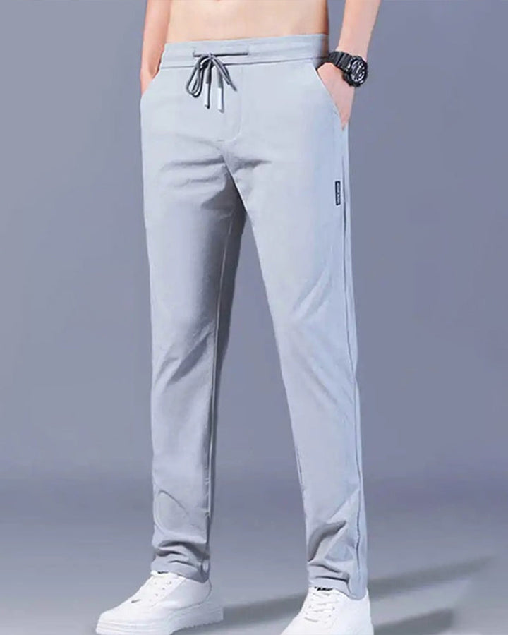 Hosen Herren - Entspannte Hose mit elastischem Bund