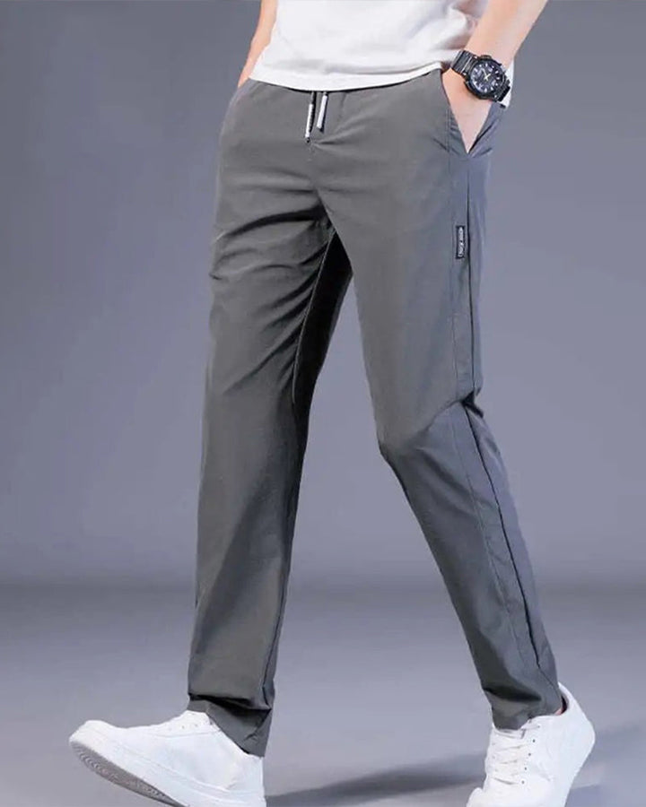 Hosen Herren - Entspannte Hose mit elastischem Bund