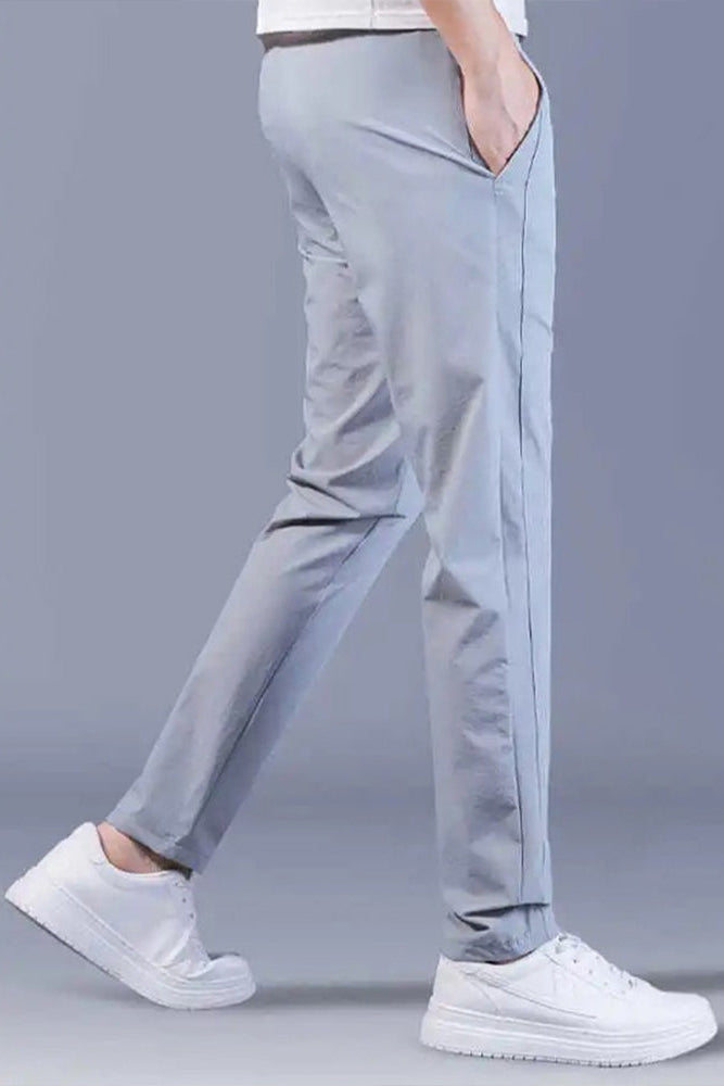 Hosen Herren - Entspannte Hose mit elastischem Bund