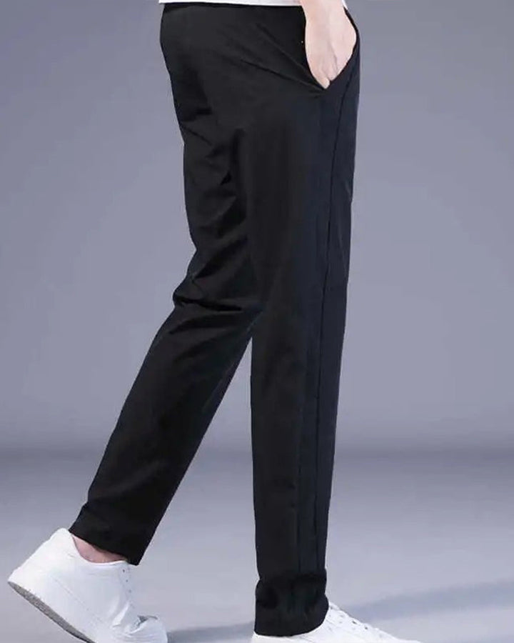 Hosen Herren - Entspannte Hose mit elastischem Bund