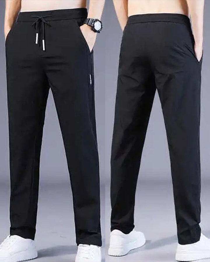 Hosen Herren - Entspannte Hose mit elastischem Bund