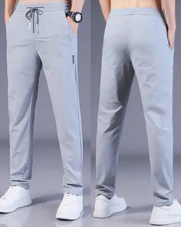 Hosen Herren - Entspannte Hose mit elastischem Bund