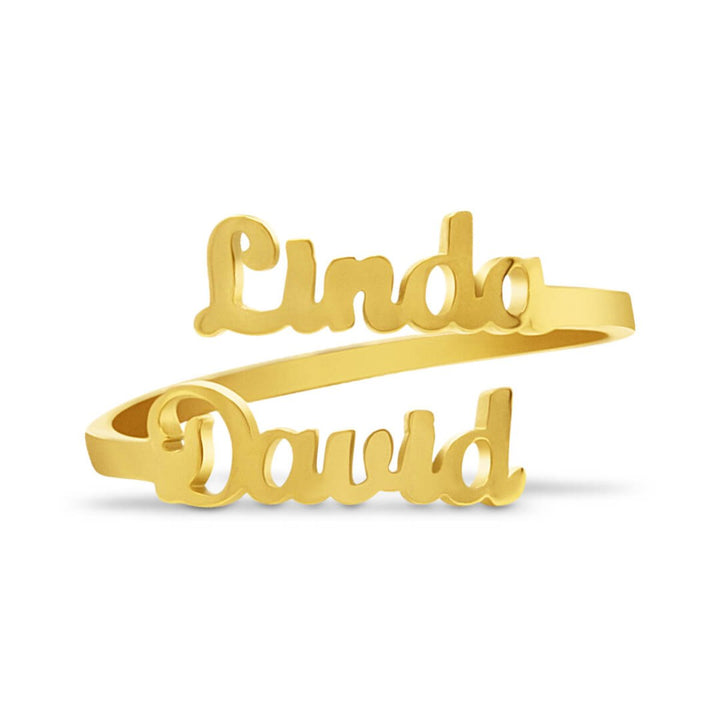 Double Name Ring | Carry Your Loved Ones With You