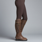 Damen Orthopädische Outdoor Reitstiefel – Leder, Wasserabweisend, Bequem für Outdoor-Aktivitäten