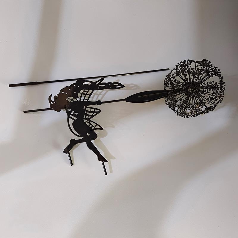 Fairies and Dandelions Dancing Together Sculpture Outdoor Garden