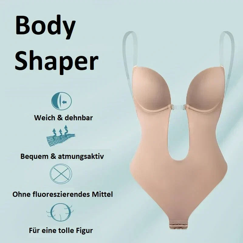 Combinaison sculptante dos nu pour femme – Body de maintien sans coutures