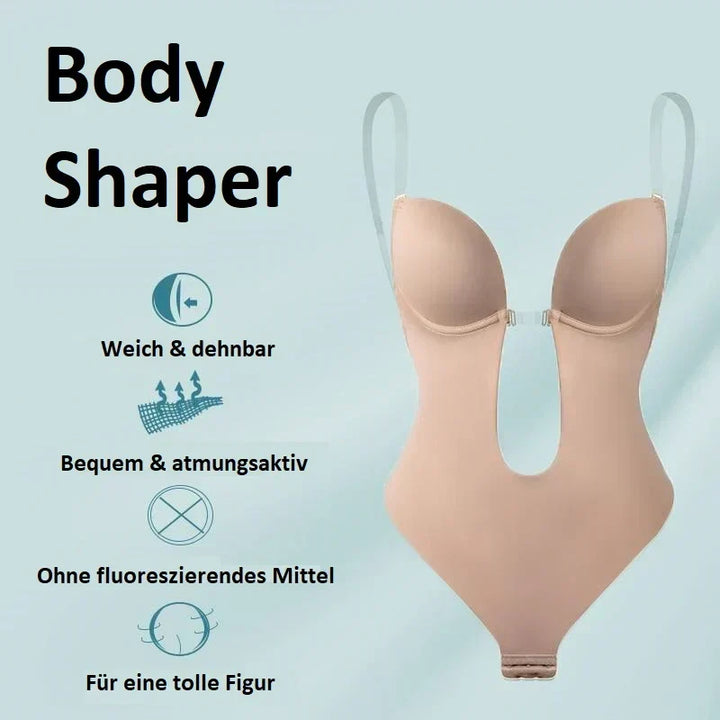Combinaison sculptante dos nu pour femme – Body de maintien sans coutures