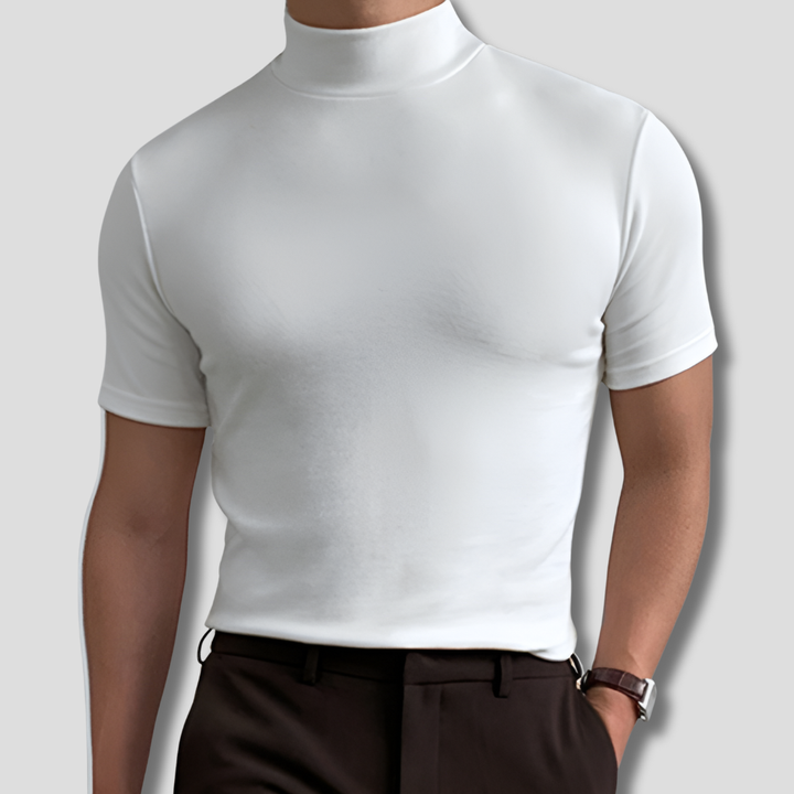 Atmungsaktives Herren-Rollkragenshirt