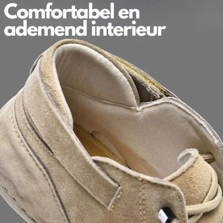 StrideGlide Elegance | Orthopädischer Leder-Schuh