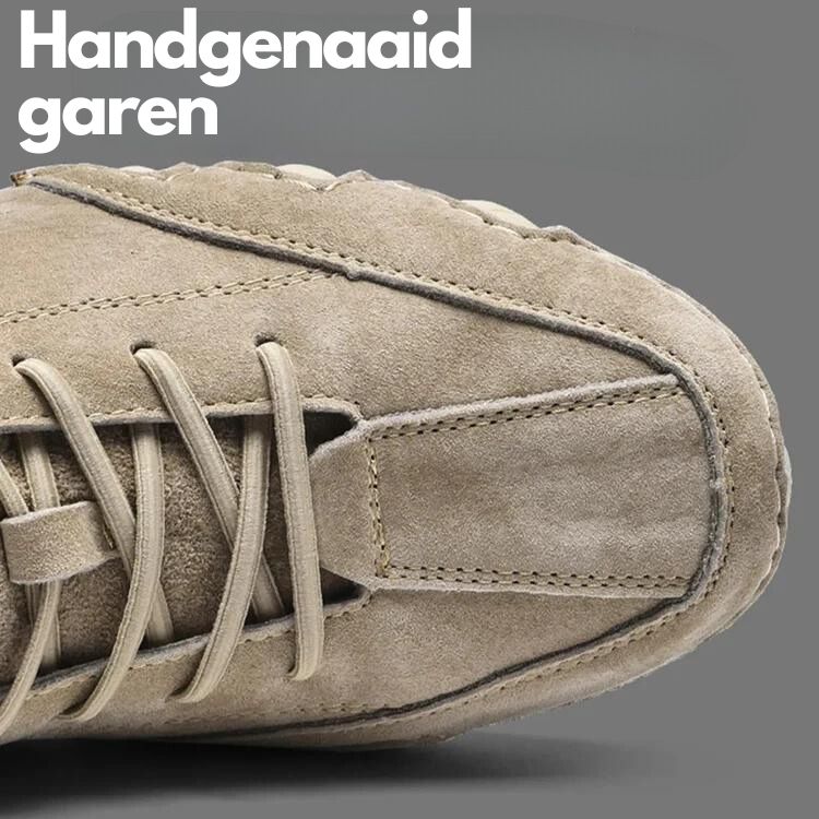 StrideGlide Elegance | Orthopädischer Leder-Schuh