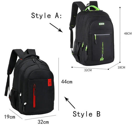 James | Wasserdichter Oxford-Rucksack mit mehreren Fächern