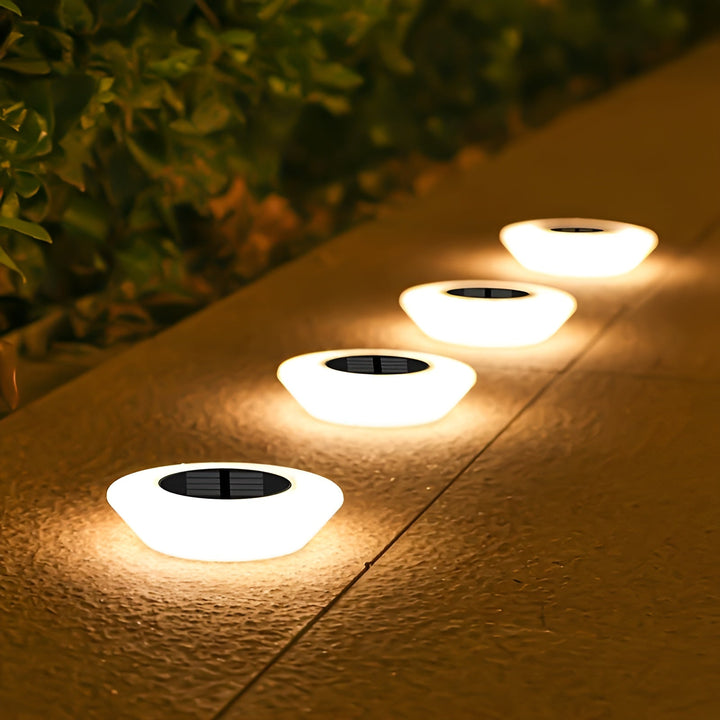 Solar Ground Light Round | LED | IP65 | Garden &amp; Pathways