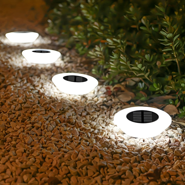 Solar Ground Light Round | LED | IP65 | Garden &amp; Pathways