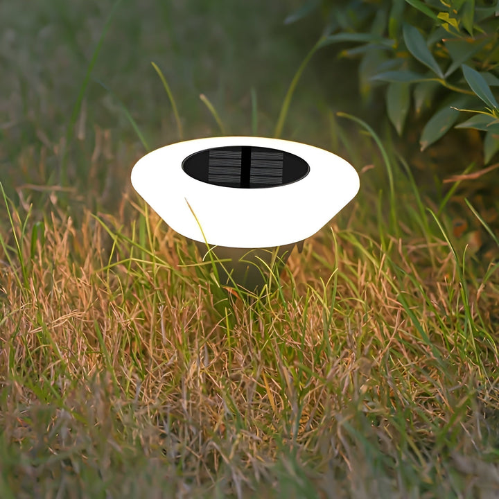 Solar Ground Light Round | LED | IP65 | Garden &amp; Pathways