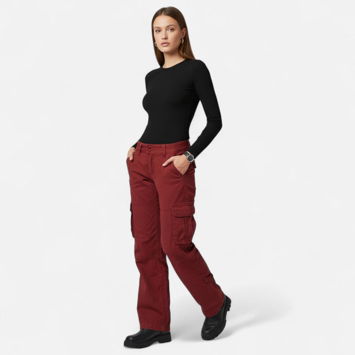 Zirelle | Women’s Cotton Cargo Trousers