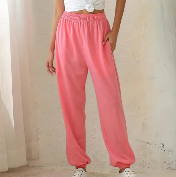 Jogginghose Damen | Freizeithose | Elastischer Bund &amp; Taschen für mühelosen Komfort