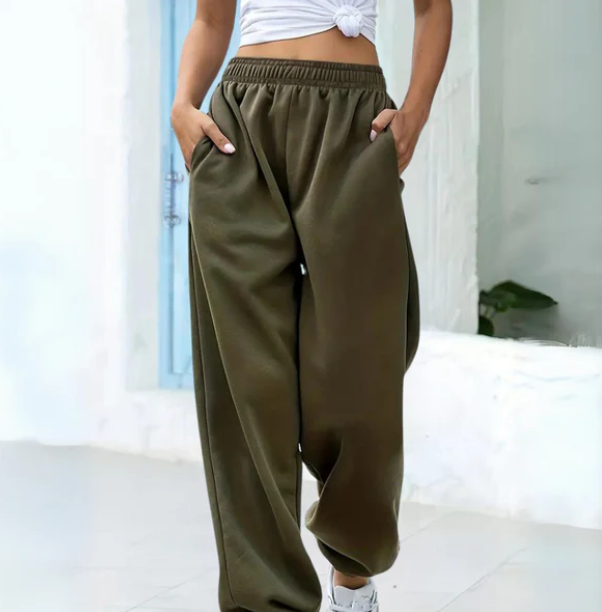 Jogginghose Damen | Freizeithose | Elastischer Bund &amp; Taschen für mühelosen Komfort