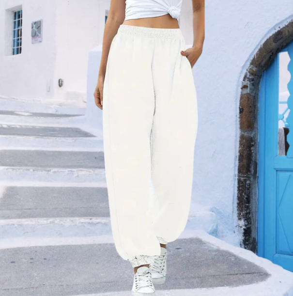 Jogginghose Damen | Freizeithose | Elastischer Bund &amp; Taschen für mühelosen Komfort