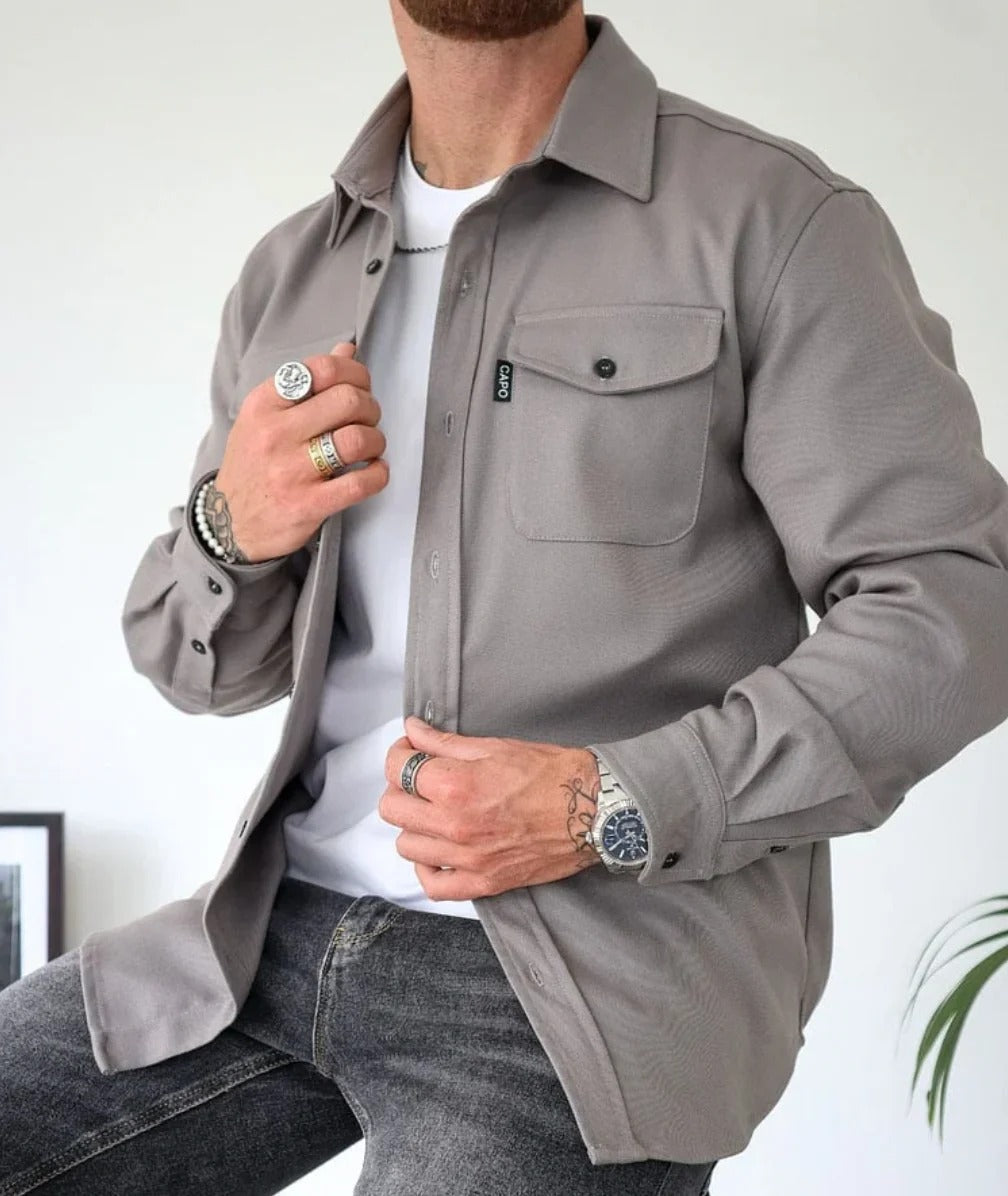 Hemdjacke mit Knopfleiste - Olaf