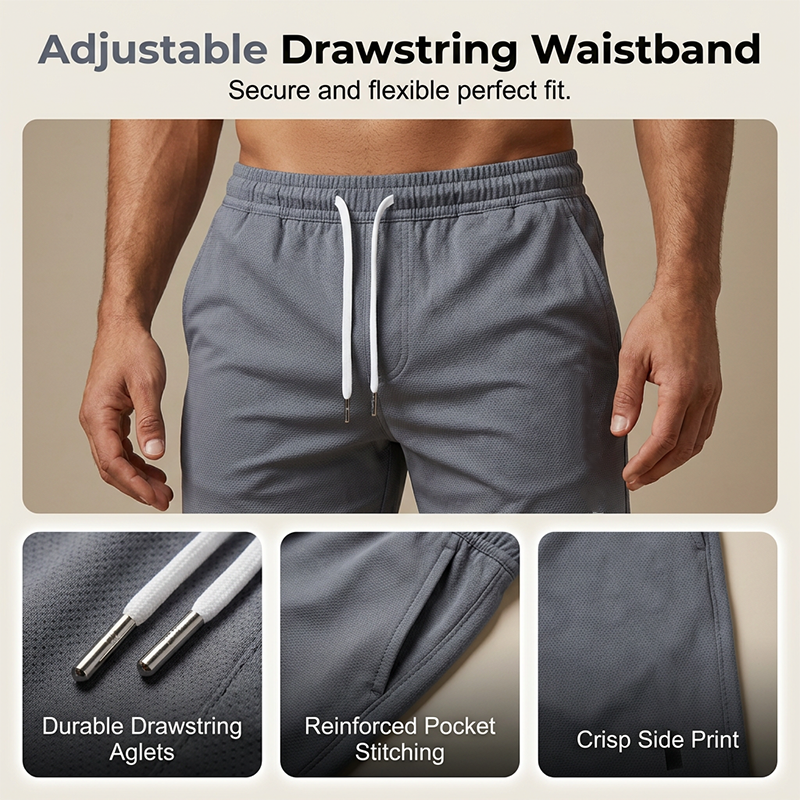Set Herren - Atmungsaktives Zweiteiliges Sommeroutfit mit Shorts und T-Shirt