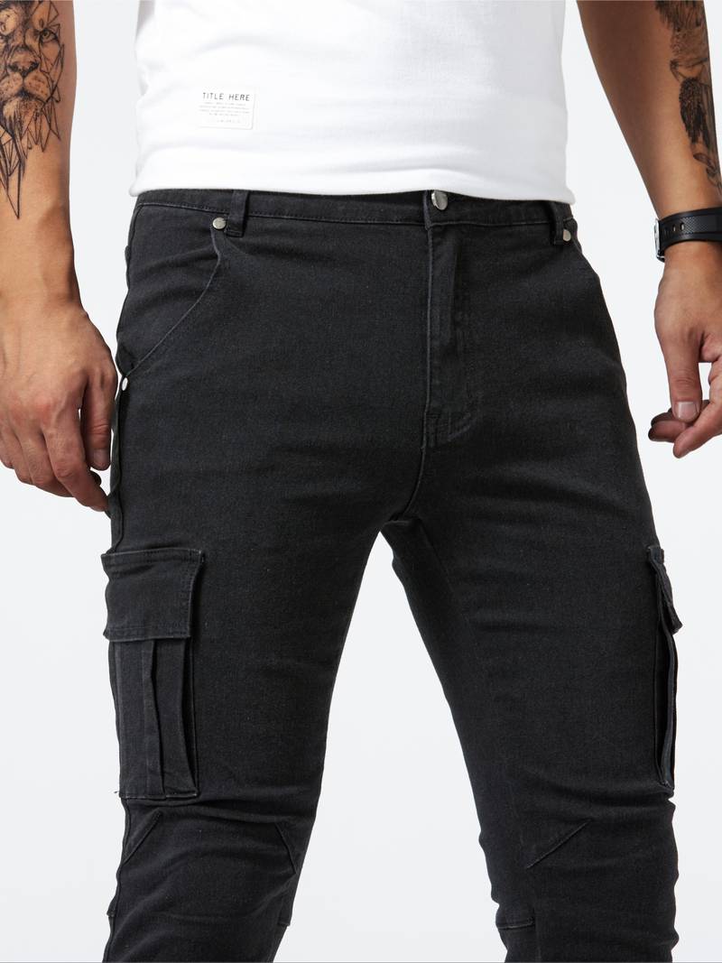Hosen Herren - Slim Fit Street Trend Cargo-Hosen