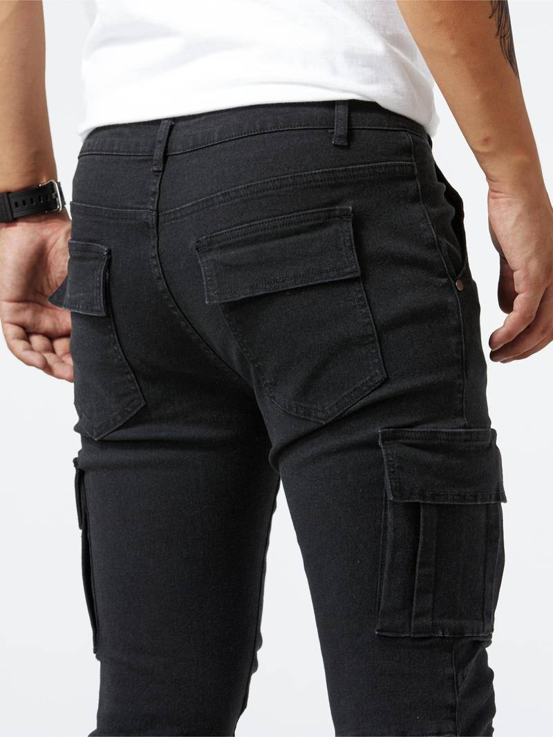 Hosen Herren - Slim Fit Street Trend Cargo-Hosen