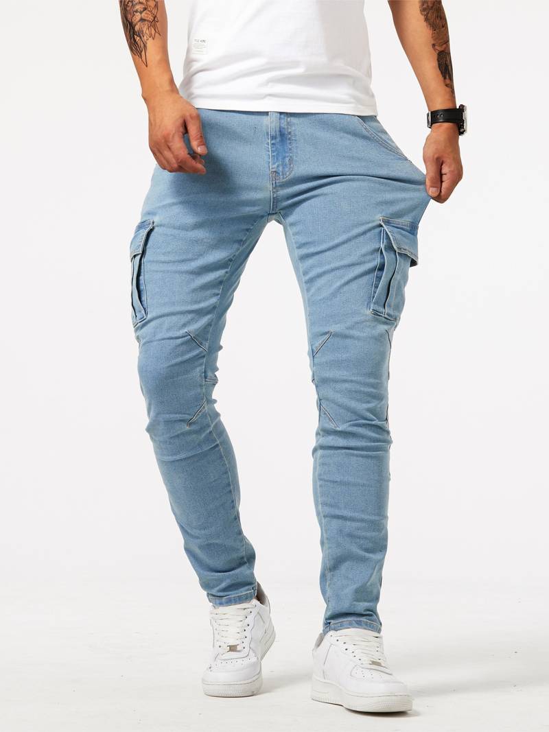 Hosen Herren - Slim Fit Street Trend Cargo-Hosen