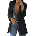 Damen Longline Blazer mit offenem Vorderteil