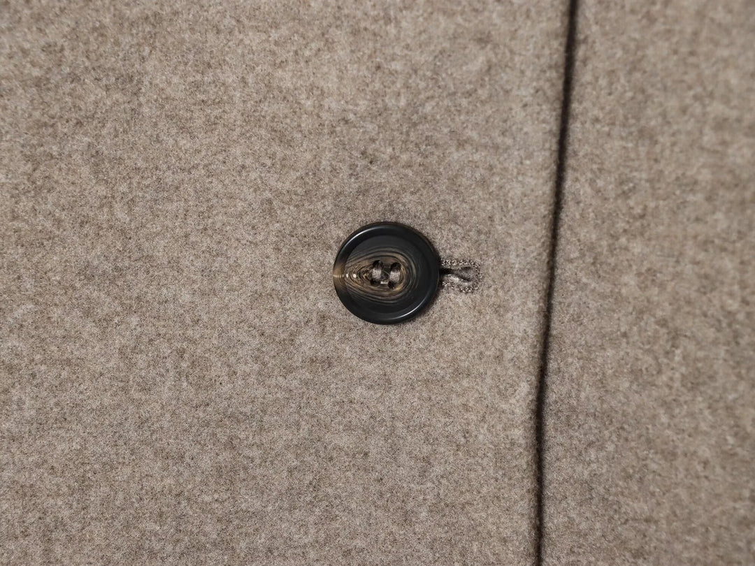 Damenjacke - Kurzjacke aus Wollmischung mit Schnallenkragen