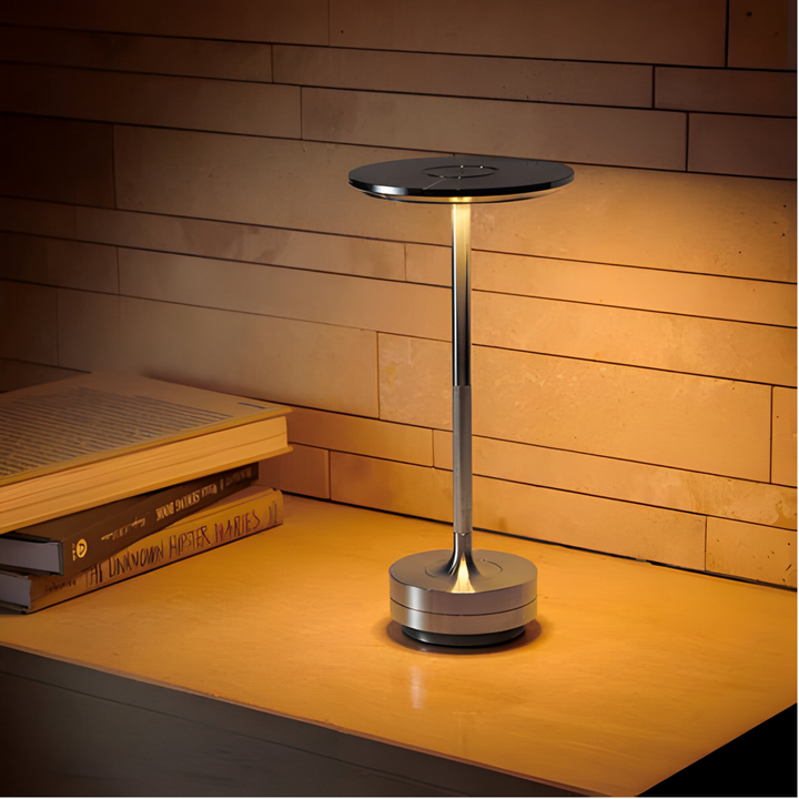 Wireless LED Desk Lamp | Dimmable 3 Levels | Modern | USB