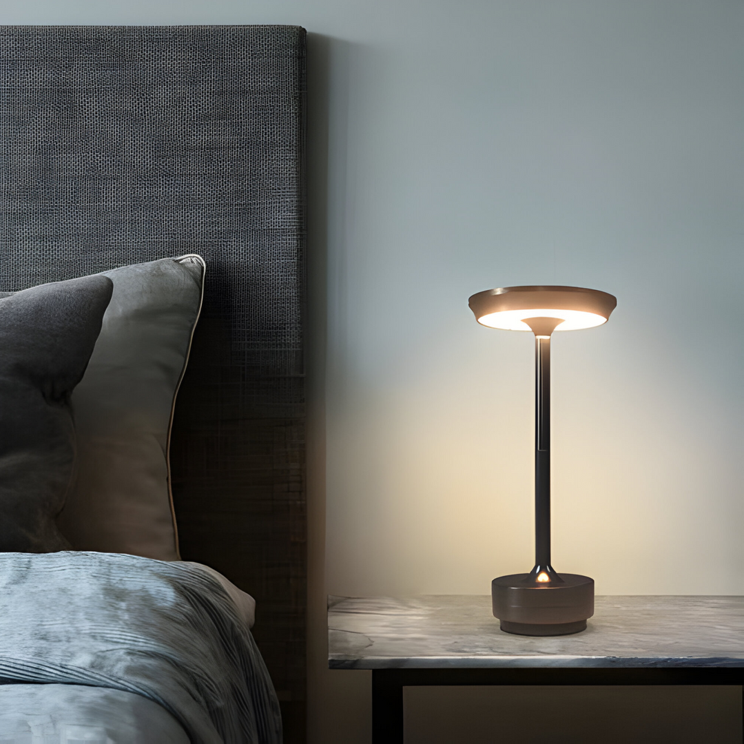 Wireless LED Desk Lamp | Dimmable 3 Levels | Modern | USB